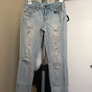 American eagle ripped jeans